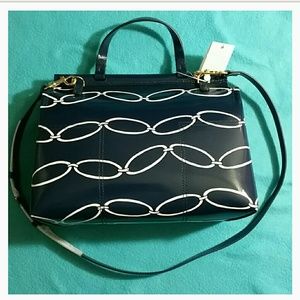 T Printed Satchel Tory Burch